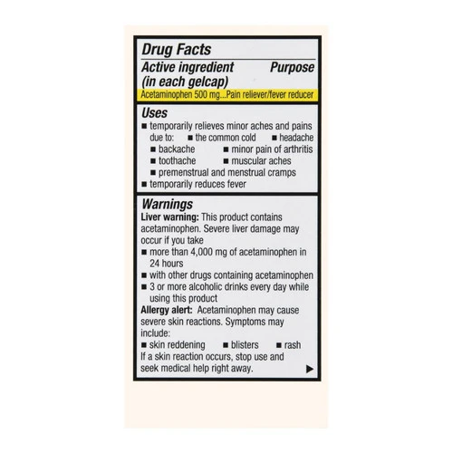 Foster And Thrive, Extra Strength Pain Relief, 500 Mg, 24 Caps - Image 2