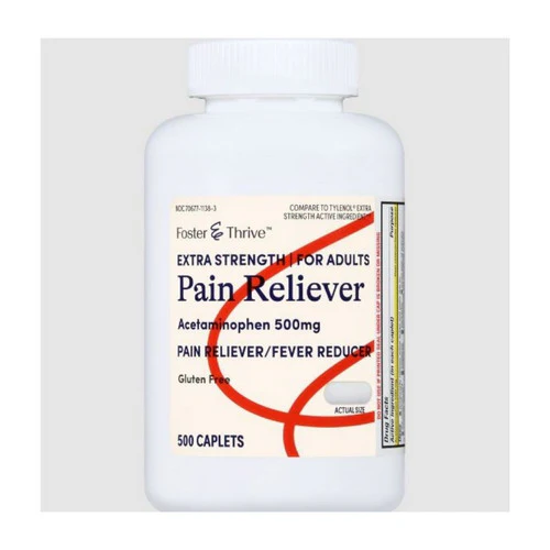 Foster And Thrive, Extra Strength Pain Reliever, 500 Mg, 500 Caps