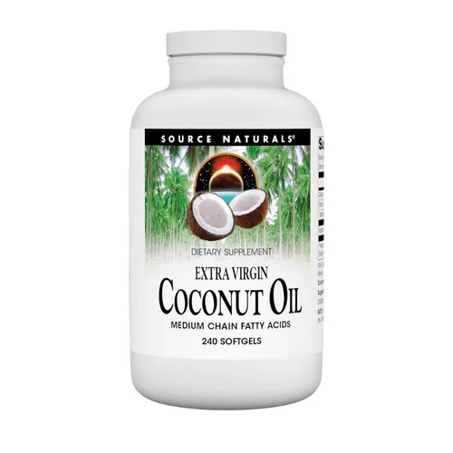 Source Naturals, Extra Virgin Coconut Oil, 240softgels