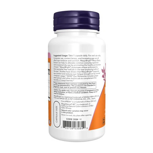 Now Foods, Eye Moisturize, 60 VegCaps - Image 3