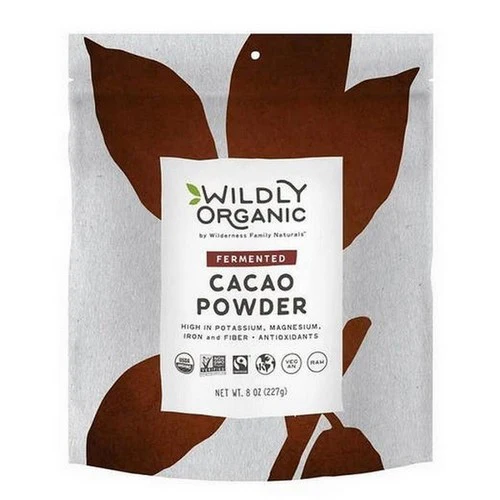 Wildly Natural, Fermented Cacao Powder, 8 Oz