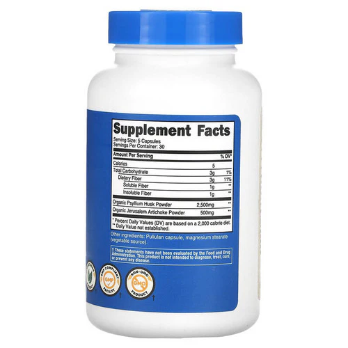 Nutricost, Fiber Capsules MWO, 600 Mg, 150 Count - Image 2