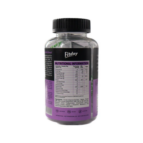 Fitday, Fitday Sleep Gummies, Mango Flavour 30 Chewable Gummies - Image 3