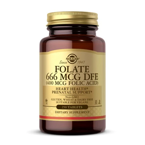 Solgar, Folic Acid, 400 mcg, 250 Tabs