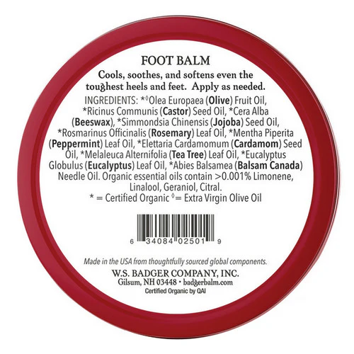 Badger Balm, Foot Balm, 21 Grams - Image 2