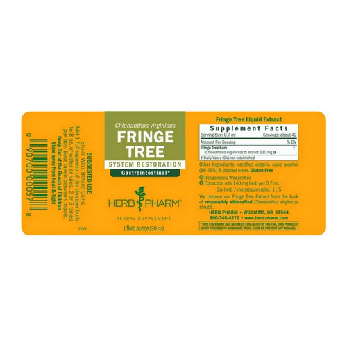 Herb Pharm, Fringe Tree Extract, 1 Oz - Image 2