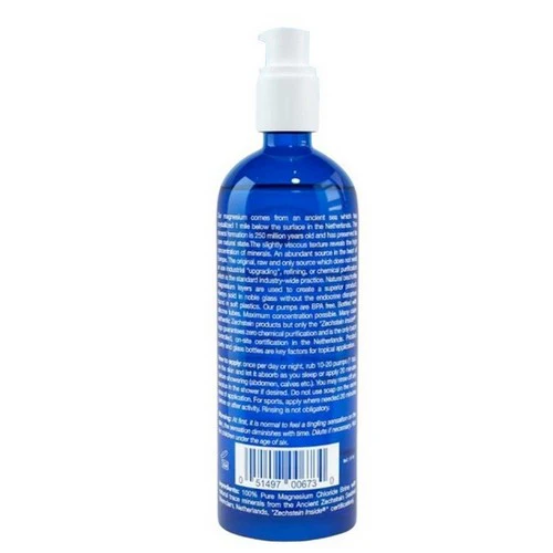 The Heart Of Tradition, Full Spectrum 100% Topical Magnesium in Blue Glass, 7 Oz - Image 2