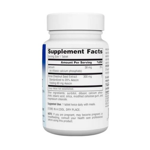 Planetary Herbals, Full Spectrum Horse Chestnut, 300 mg, 60 Tabs - Image 2