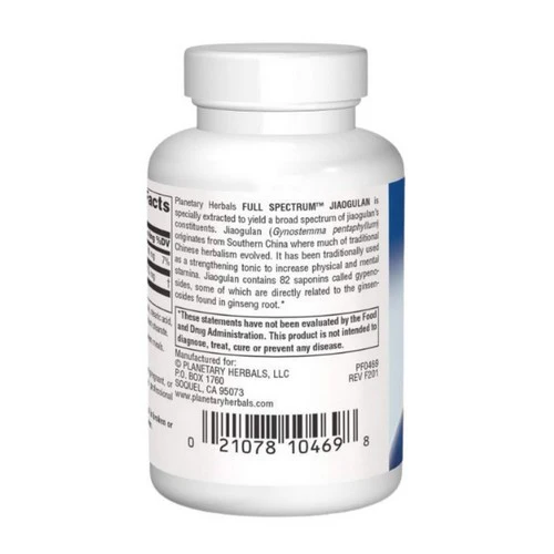 Planetary Herbals, Full Spectrum Jiaogulan, 60 Tabs - Image 3
