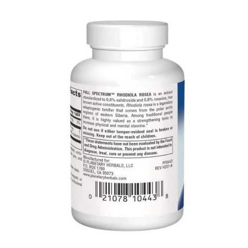 Planetary Herbals, Full Spectrum Rhodiola Rosea Extract, 30 Tabs - Image 3