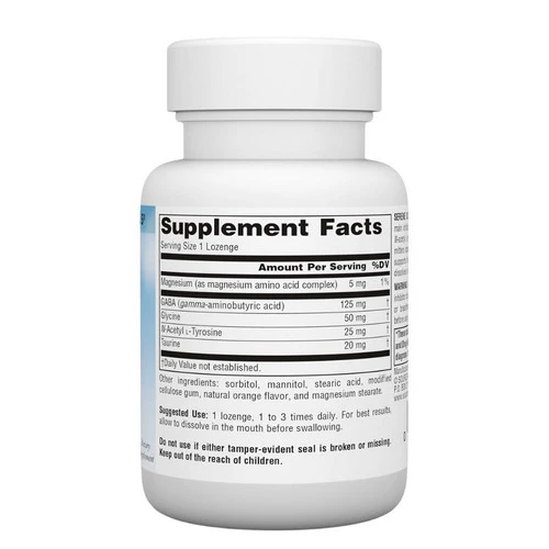 Source Naturals, GABA Calm, Orange flavor, 30 Tabs - Image 2