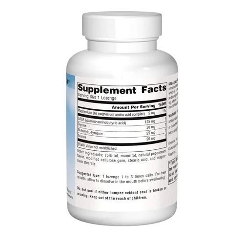 Source Naturals, Gaba Calm, Peppermint, 120 Lozenges - Image 2