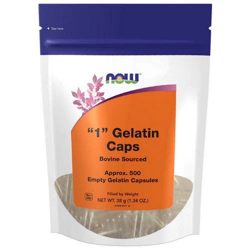 Now Foods, Gelatin Caps, 500 Caps, 1