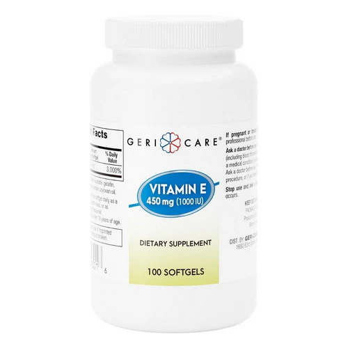 Sunmark, Geri-Care Vitamin E Supplement, 100 Tablets