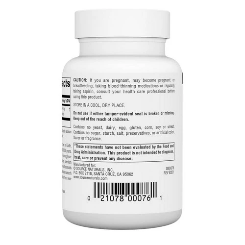 Source Naturals, Ginkgo-24 Biloba Extract, 40 MG, 120 Tabs - Image 3