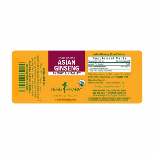 Herb Pharm, Ginseng Extract, 4 Oz Asian - Image 2