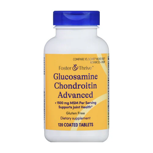 Foster And Thrive, Glucosamine Chondroitin Advanced Plus, 1500 Mg, 120 Tabs