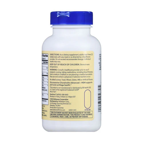 Foster And Thrive, Glucosamine Chondroitin Advanced Plus, 1500 Mg, 120 Tabs - Image 2