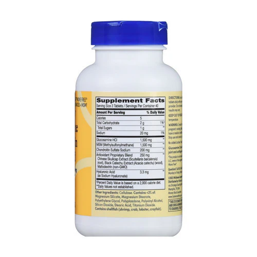 Foster And Thrive, Glucosamine Chondroitin Advanced Plus, 1500 Mg, 120 Tabs - Image 3