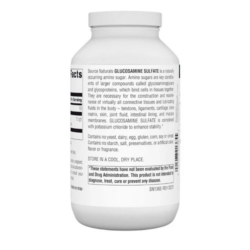 Source Naturals, Glucosamine Sulfate, Powder 16 Oz - Image 3