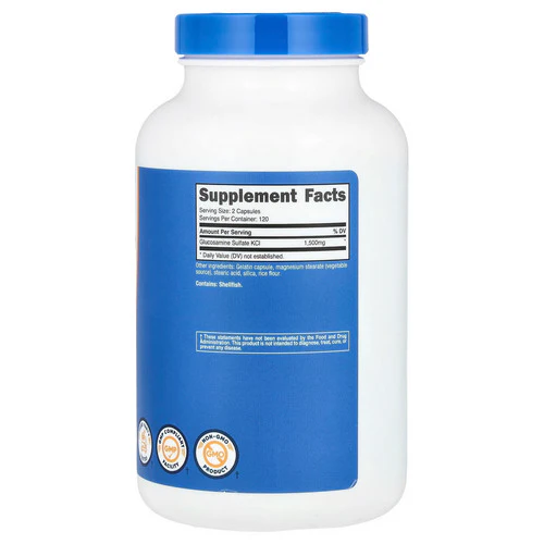 Nutricost, Glucosamine Sulfate Capsules, 750 Mg, 240 Count - Image 2
