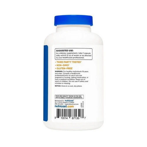 Nutricost, Glutathione Capsules, 500 Mg, 240 Count - Image 3