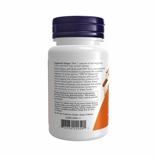 Now Foods, Gluten Digest, 60 Vcaps - Image 3