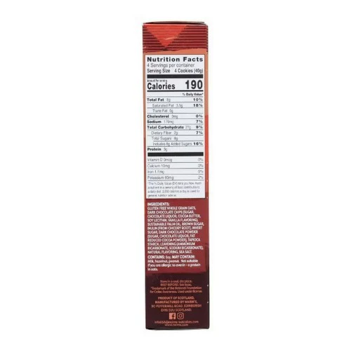 Nairns, Gluten Free Chocolate Chip & Oatmeal Cookies, 5.64 Oz - Image 2