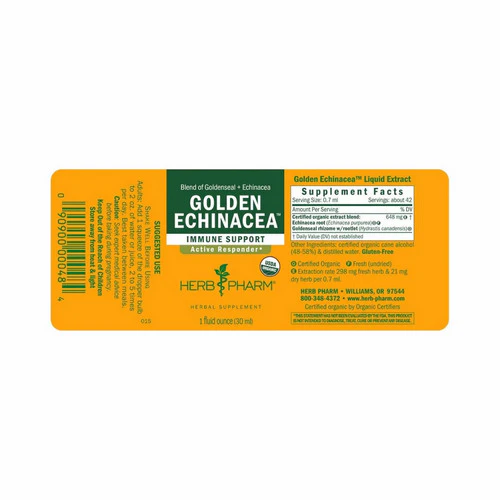 Herb Pharm, Golden Echinacea, 1 Oz - Image 2