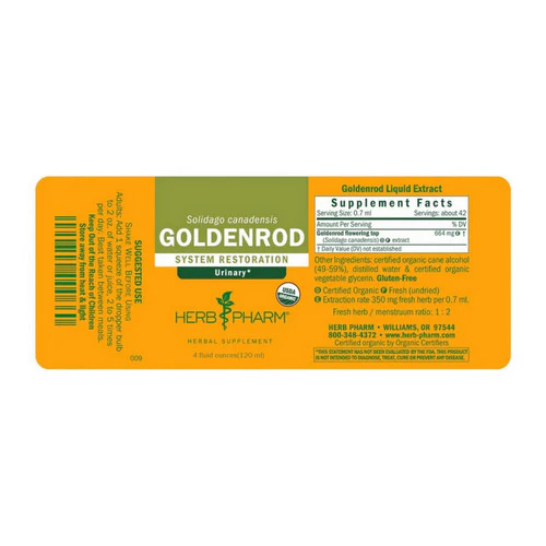 Herb Pharm, Goldenrod Extract, 4 Oz - Image 2
