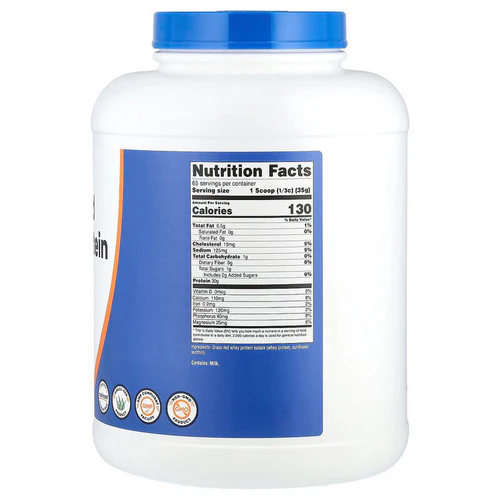 Nutricost, Grass-Fed Whey Protein Isolate Powder, 5 Lbs - Image 2
