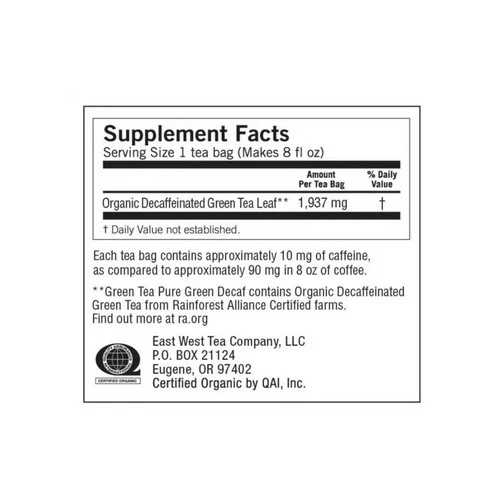 Yogi, Green Tea Pure Green Decaf, 16 bags - Image 2