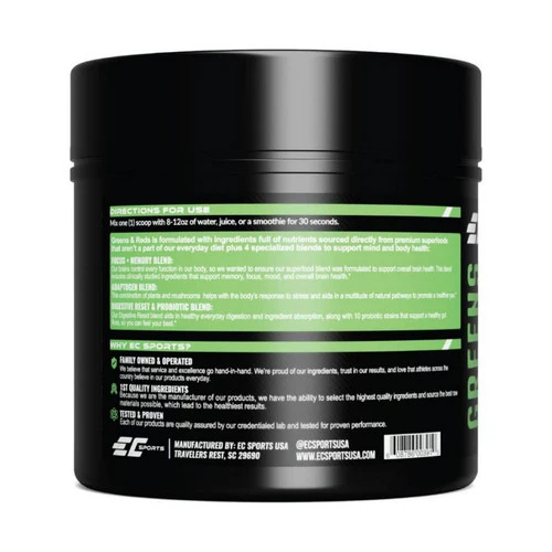 EC Sports, Greens And Reds Superfoods Peach Berry, 458 Grams - Image 2