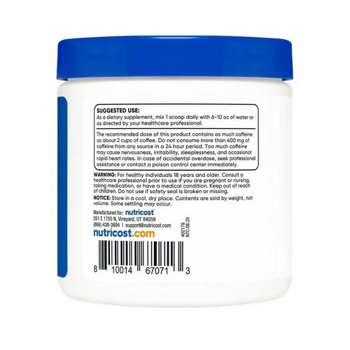 Nutricost, Guarana Powder, 100 Grams - Image 3