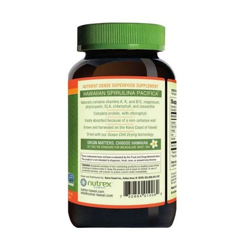 Nutrex Hawaii, Hawaiian Spirulina, Pacifica 180 Tabs - Image 2