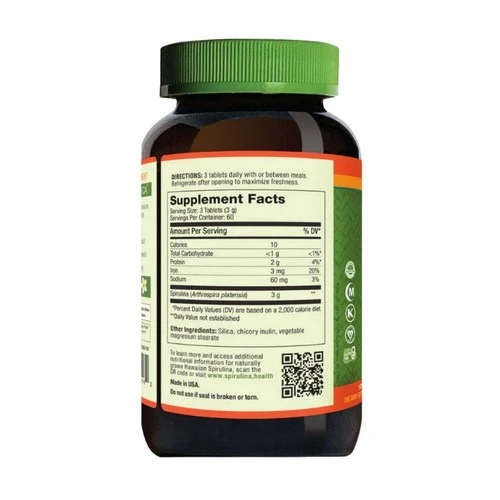 Nutrex Hawaii, Hawaiian Spirulina, Pacifica 180 Tabs - Image 3