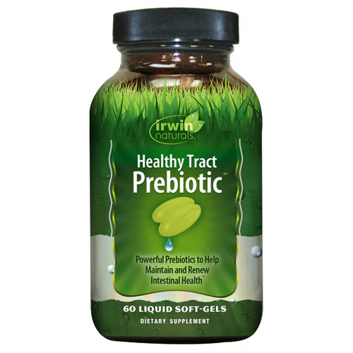 Irwin Naturals, Healthy Tract Prebiotic, 60 Softgels