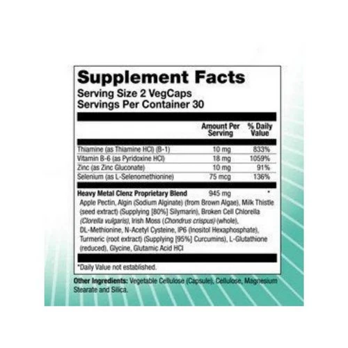 Body Gold, Heavy Metal Clenz, 60 Count - Image 2