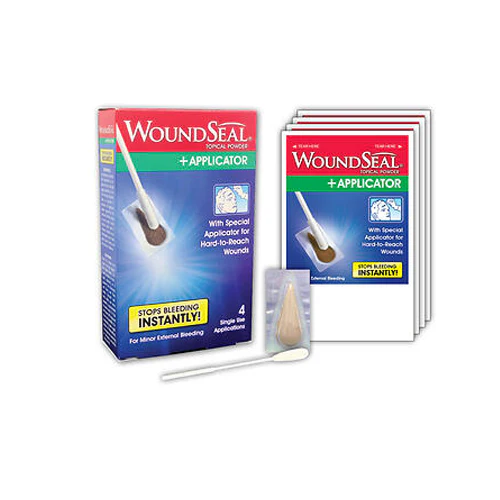 Woundseal, Hemostatic Agent WoundSeal 4 per Box Individual Packet Hydrophilic Polymer; Potassium Ferrate, Box Of 1