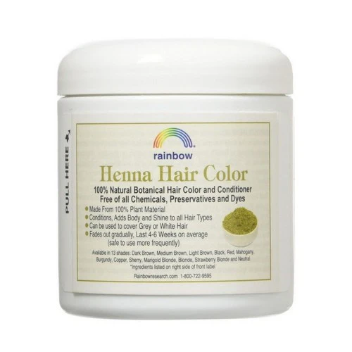 Rainbow Research, Henna Hair Color and Conditioner Medium Brown Chestnut, 4 Oz - Image 2