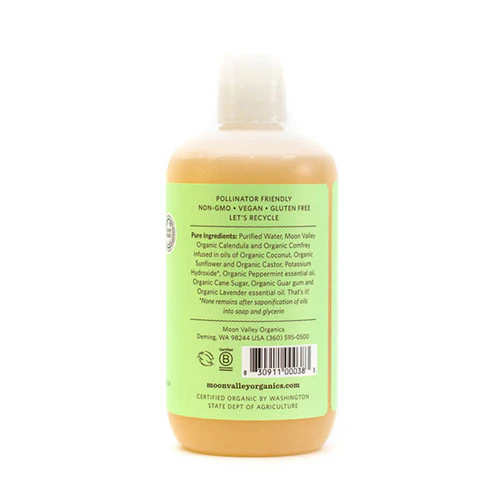 Moon Valley Organics, Herbal Body Wash Peppermint, 12.9 Oz - Image 2