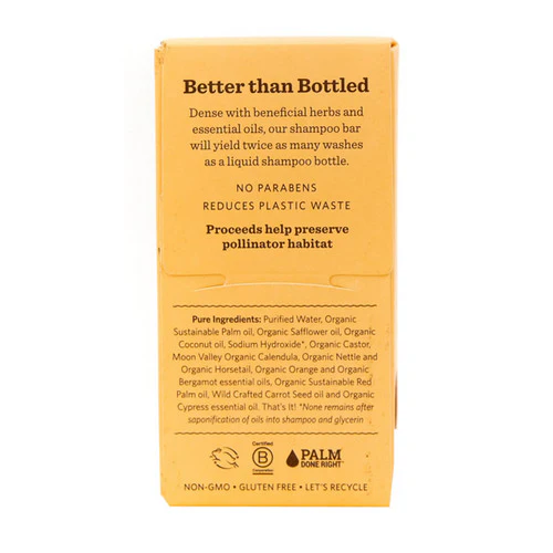 Moon Valley Organics, Herbal Shampoo Bar Sweet Carrot, 3.5 Oz - Image 2