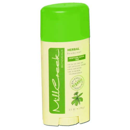 Mill Creek Botanicals, Herbal Stick Deodorant, HERBAL STICK, 2.5 OZ