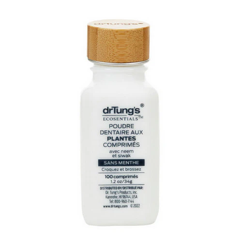 Dr. Tungs Products, Herbal Toothpowder Tabs Mint-Free, 100 Tabs - Image 2