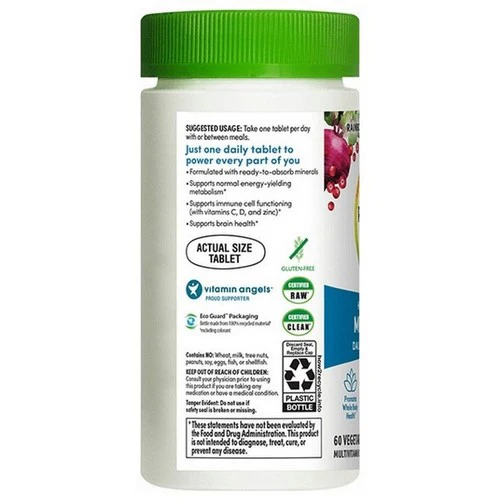 Rainbow Light, High Potency Men's One Daily Multivitamin, 60 Tablets - Image 3