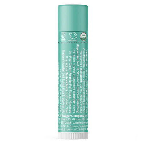 Badger Balm, Highland Mint Lip Balm Stick, .15 Oz - Image 2