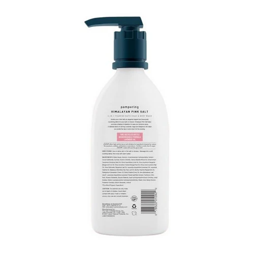 Jason Natural Products, Himalayan Pink Salt Foaming Bath Soak & Body Wash, 30 Oz - Image 2