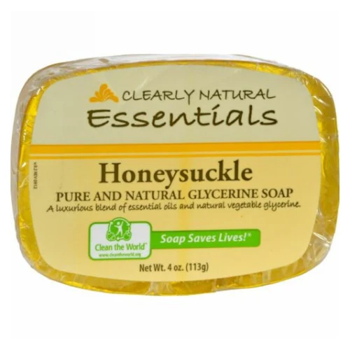 Clearly Natural, Honeysuckle Soap, 4 OZ EA