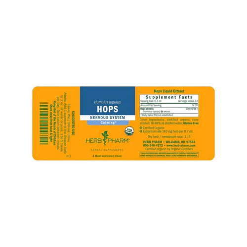 Herb Pharm, Hops Extract, 4 Oz - Image 2