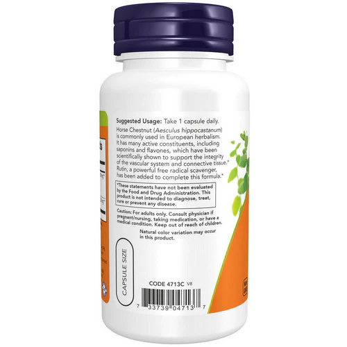 Now Foods, Horse Chestnut Extract, 300 mg, 90 Caps - Image 3